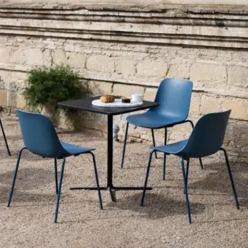 Chaise accueil clients haute résistance Abril ambiance restauration extérieure