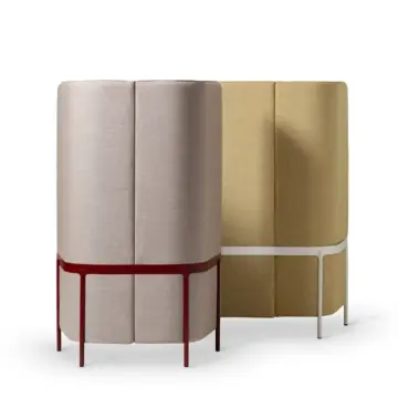 Fauteuil acoustique bicolore a structure metallique design Marina dos scaled Fauteuil acoustique bicolore à structure métallique design Marina dos