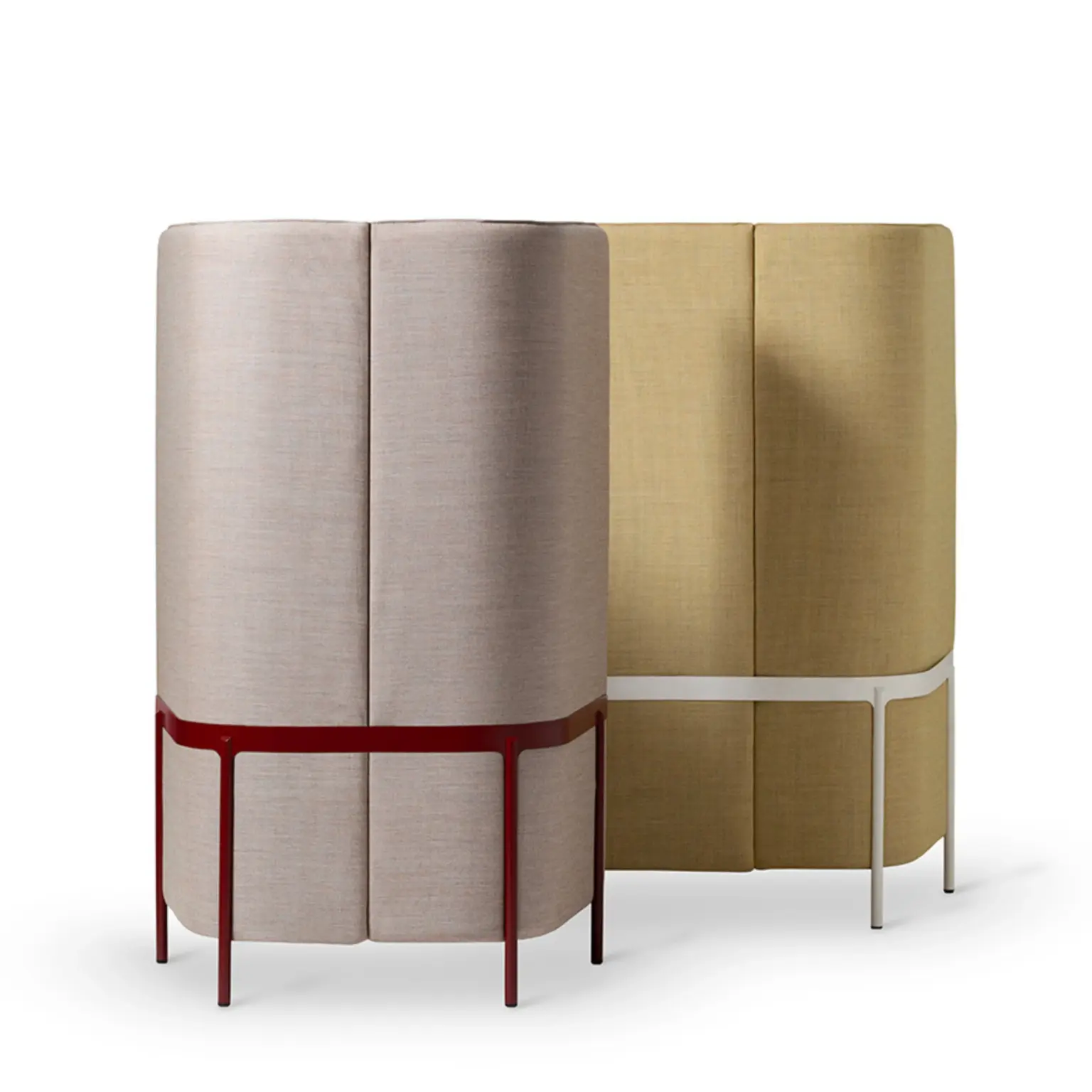 Fauteuil acoustique bicolore à structure métallique design Marina dos Fauteuil acoustique bicolore à structure métallique design Marina dos