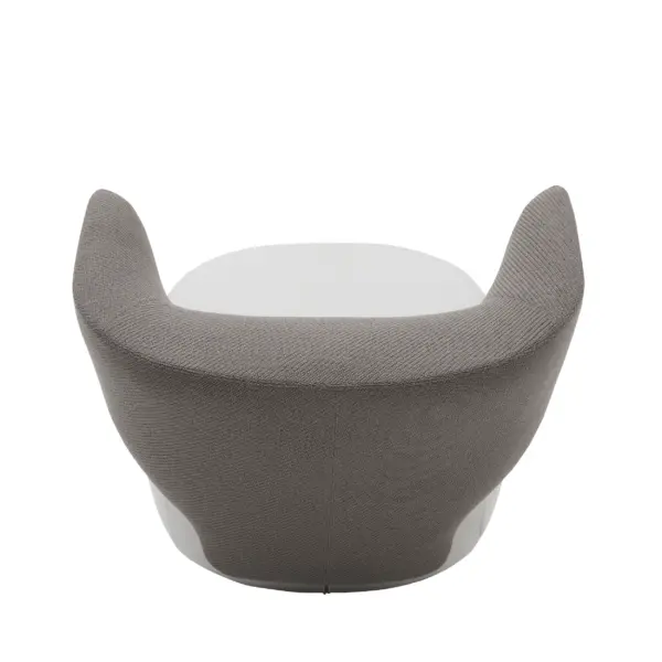 Fauteuil dossier enveloppant bicolore Basel dossier