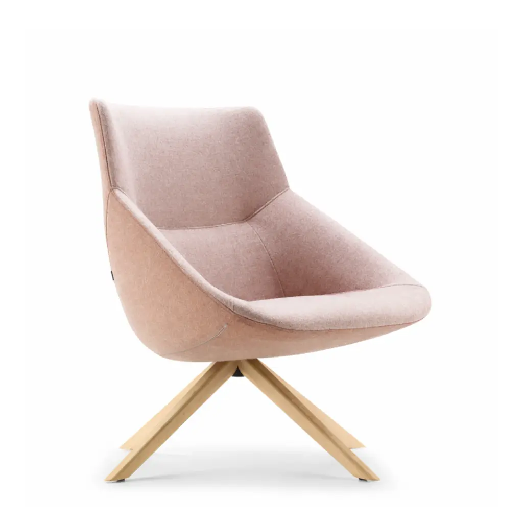 Fauteuil lounge configurable à l’assise enveloppante