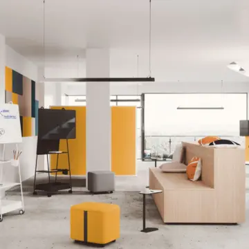 Gradin en bois mobile et modulable avec rangements integres ambiance 2 scaled Gradin en bois mobile et modulable avec rangements intégrés ambiance 2