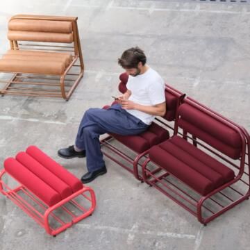 Banc recycle design Bultan couleurs - IDEA&KO