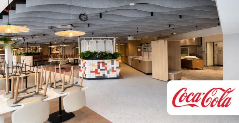 Banniere article de blog cafeteria usine Coca Cola Grigny - IDEA&KO