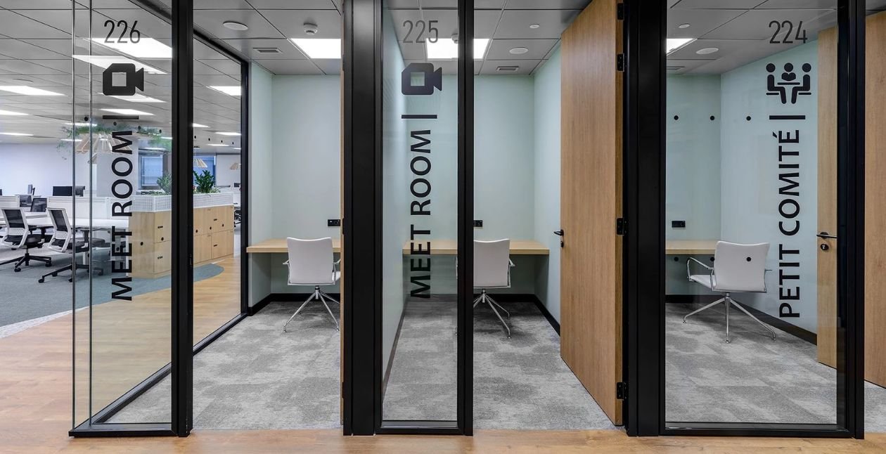 Illustration d'espaces "Activity bases" créés spécifiquement pour les meetings