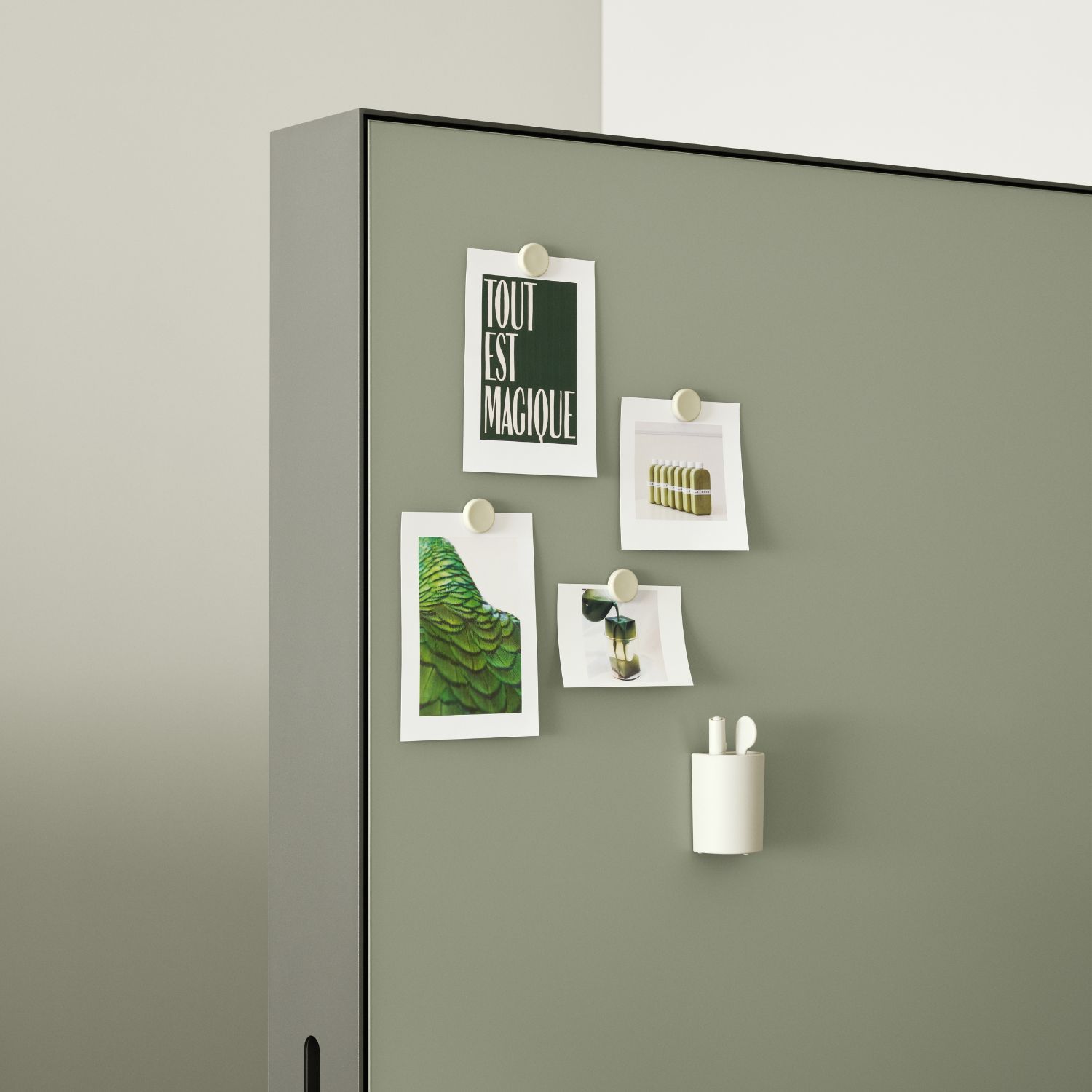 Mur d écriture mobile acoustique Unit détail verre matt Mur d ecriture mobile acoustique Unit detail verre matt - IDEA&KO