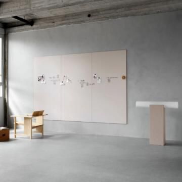 Mur decriture en verre magnetique modulaire Mood Spaces ambiance matt Mur decriture en verre magnetique modulaire Mood Spaces ambiance matt - IDEA&KO