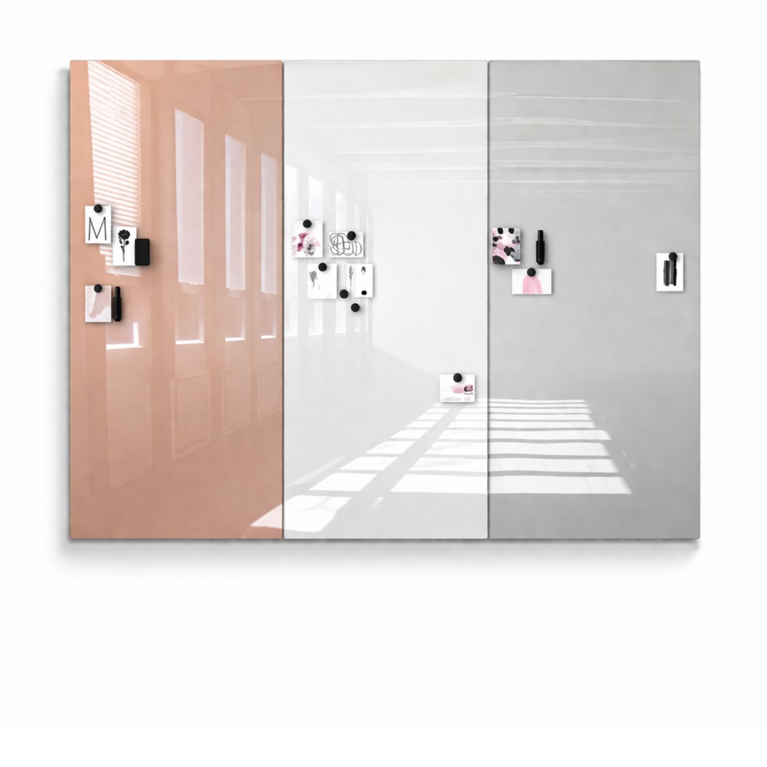 Mur d’écriture en verre magnétique modulaire Mood Spaces Mur decriture en verre magnetique modulaire Mood Spaces - IDEA&KO