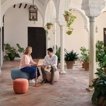 Table d'appoint bois Nota ambiance