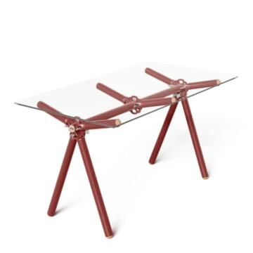 Table upcycling d'échaffaudage Clavex