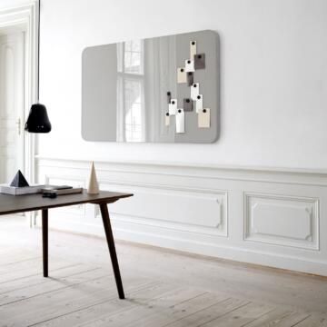 Tableau acoustique en verre et tissu Mood ambiance 2 - IDEA&KO