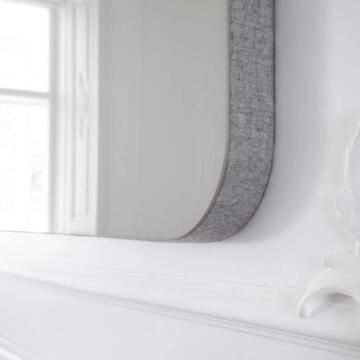 Tableau acoustique en verre et tissu Mood detail - IDEA&KO