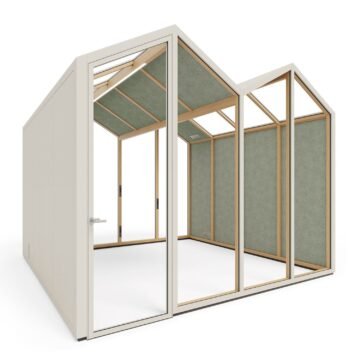 Salle de réunion modulaire autonome pour bureau