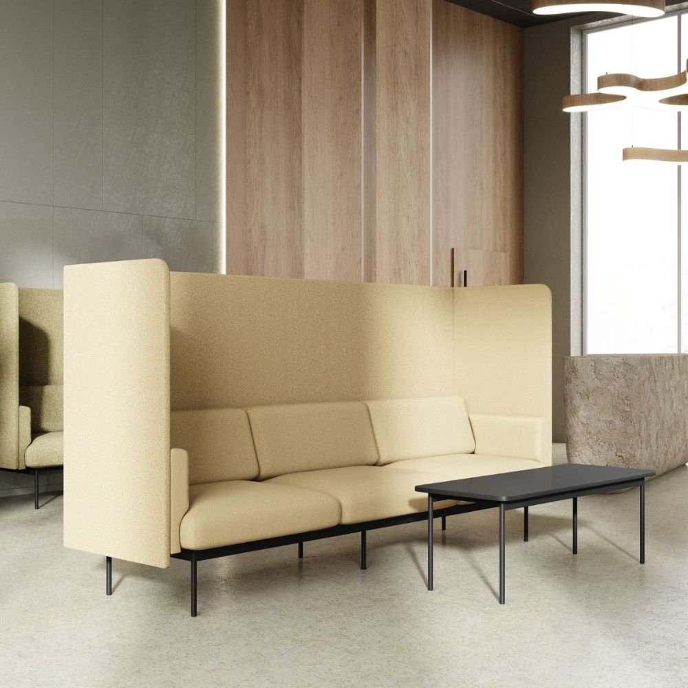 Alcove acoustique de reunion Fora — ambiance lounge entreprise
