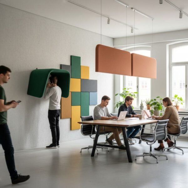 Alcove acoustique murale Cocoon open space bureau