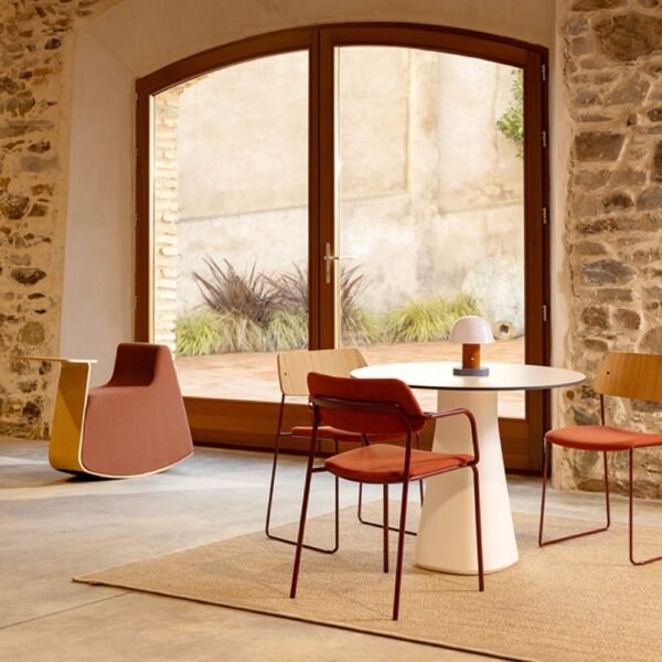Brindis gamme de chaise bois design retro ambiance lounge - IDEA&KO