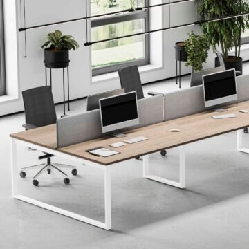 Bureau bench partage professionnel V Next ambiance 1 - IDEA&KO