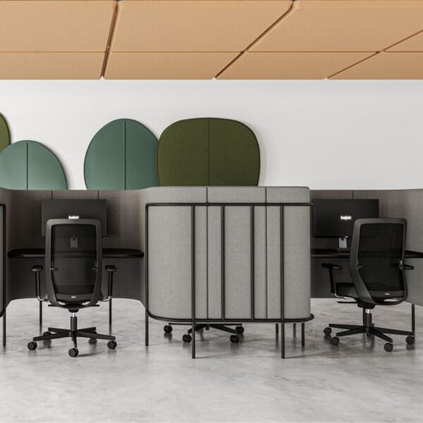 Leaf Pod Focus — vue densemble installation en environnement tertiaire