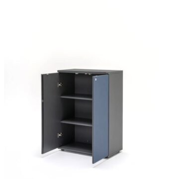 Armoire de bureau Chroma moyenne ouverte