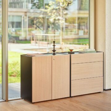 Armoire de direction Aura acacia