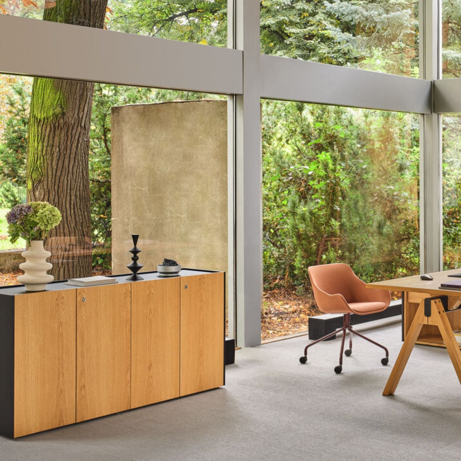 Armoire de direction Aura ambiance bureau de direction