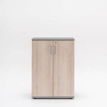 Armoire de rangement Versa Gris et Bois