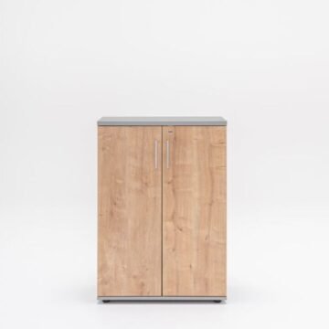 Armoire de rangement Versa gris bois 1