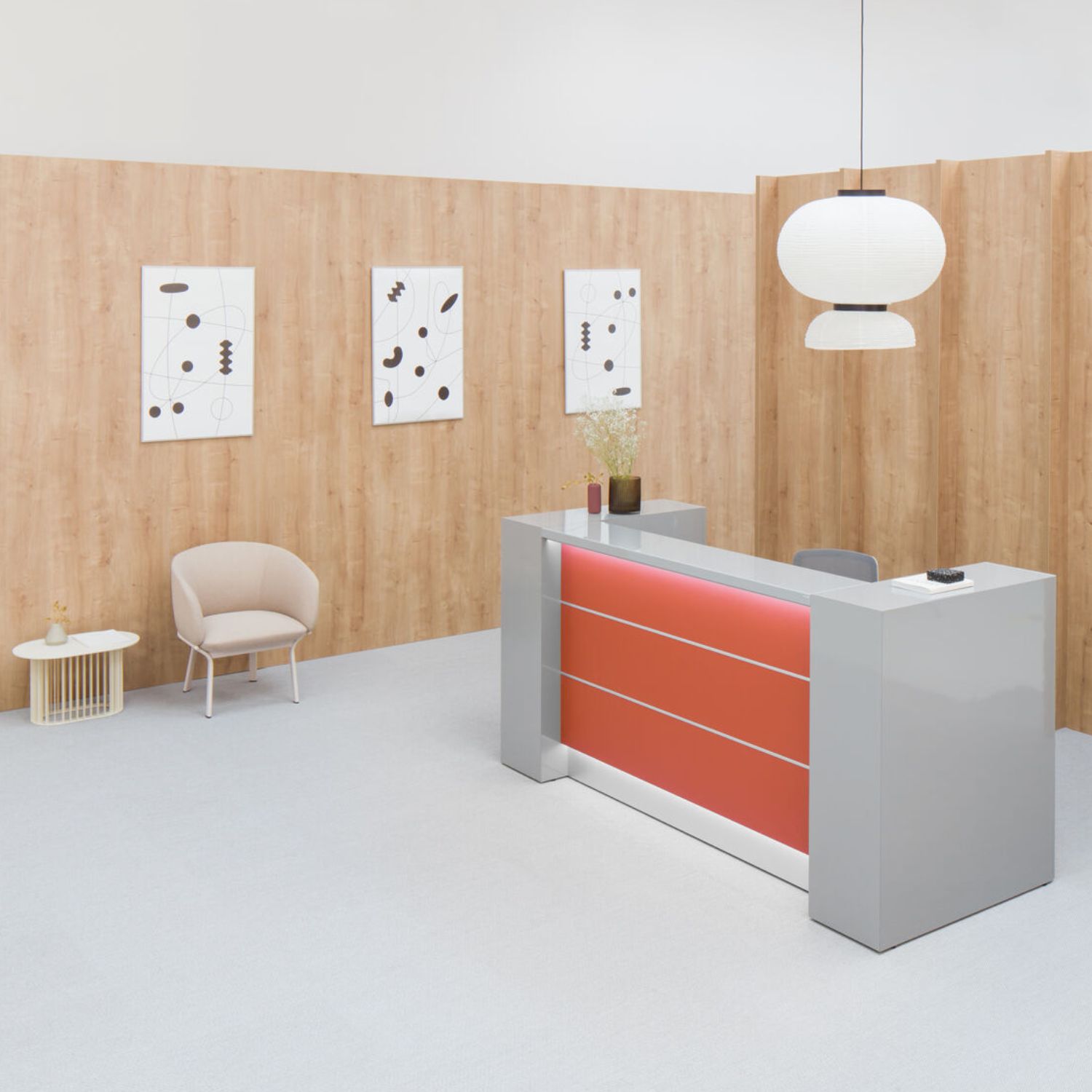 Banque d accueil Arco en situation — lobby d entreprise Banque d accueil Arco en situation — lobby d entreprise