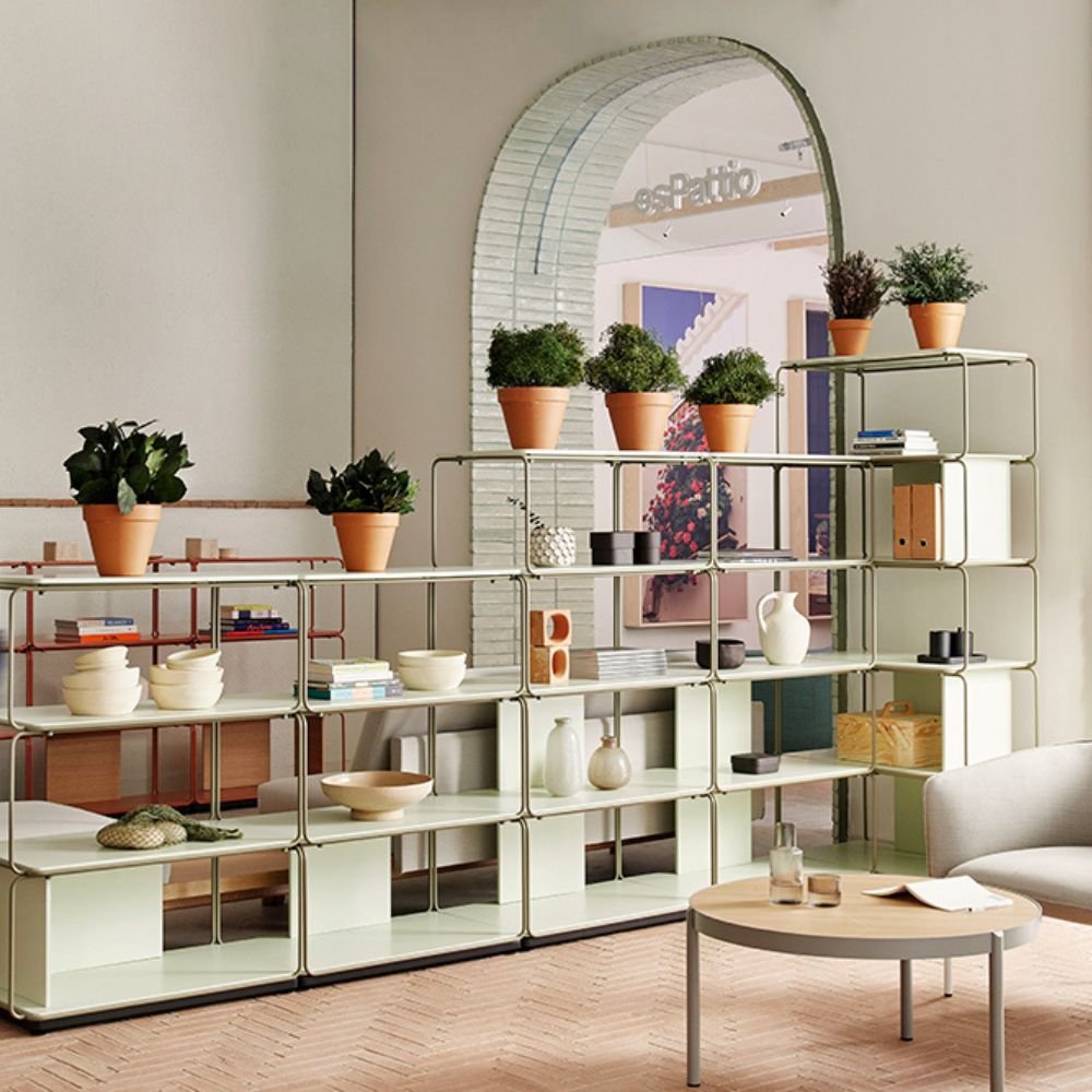 Bibliotheque modulaire LIBRO – zone de coworking