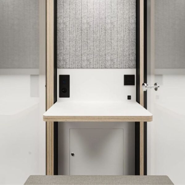 Box Acoustique Confort Uno — vue interieure ambiance travail