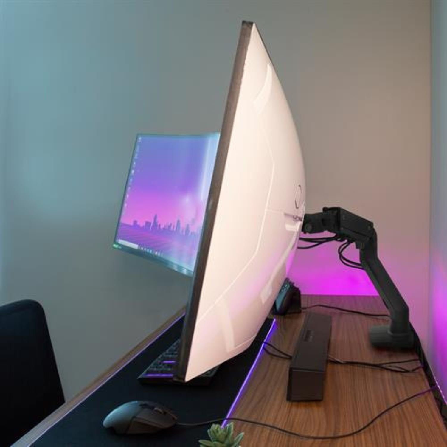 Bras support ecran incurve lourd HX gaming