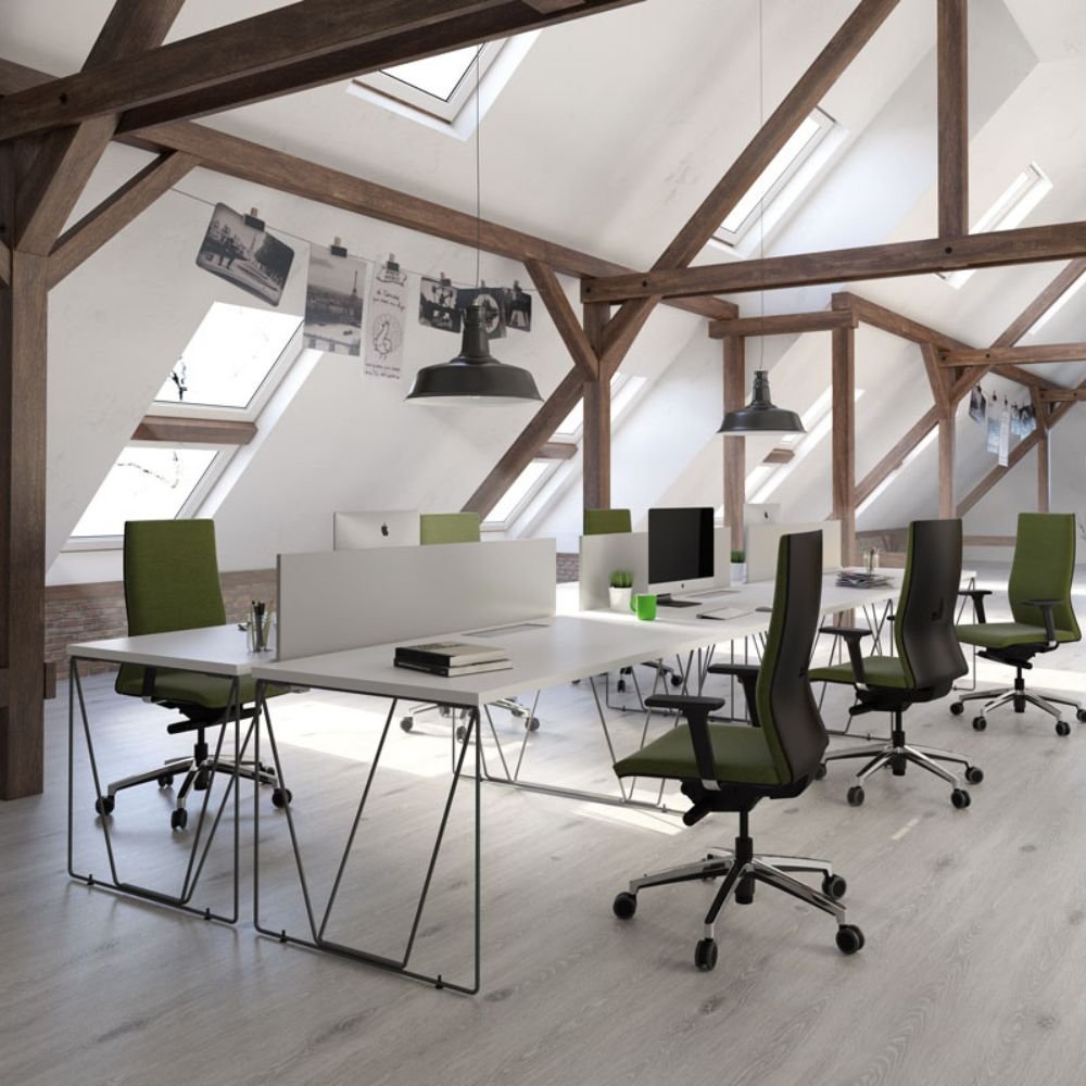 Bureau Bench Minimaliste Lets Work — ambiance bureau minimaliste 1