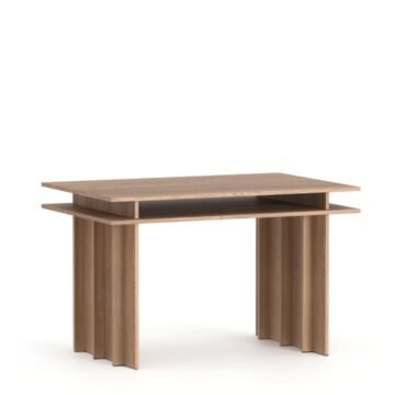 Bureau chêne massif design Plano chêne naturel