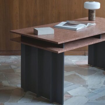 Bureau chene massif design Plano muscato ambiance