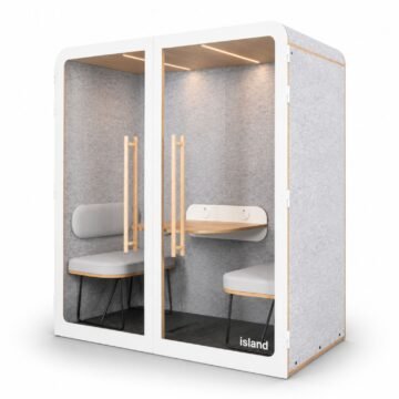 Cabine acoustique 2 personnes Island - Made in France