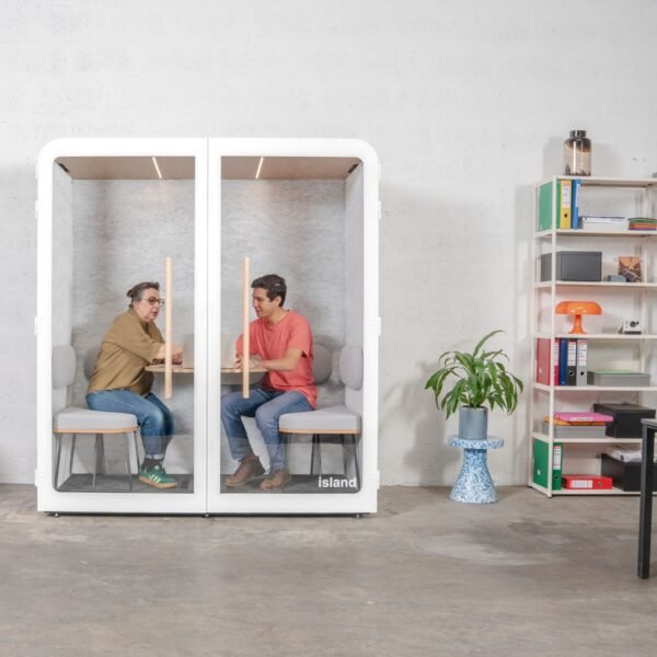 Cabine acoustique 2 personnes Island — conception et fabrication francaise