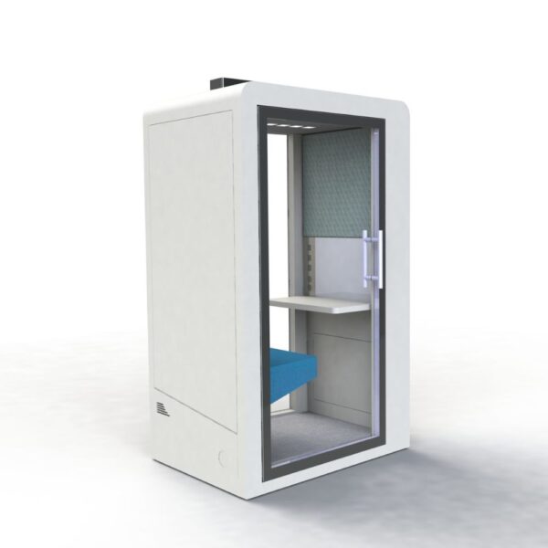 Cabine acoustique mobile 1 personne Seatbox — vue d ensemble