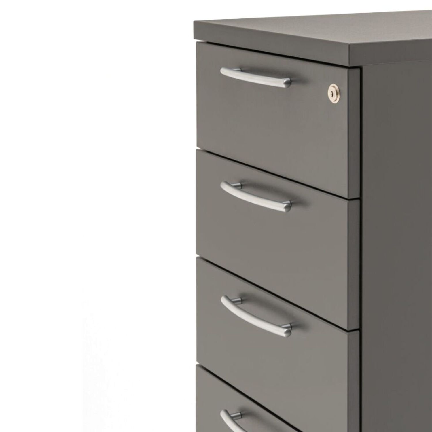 Caisson de bureau fixe Essentio details serrure
