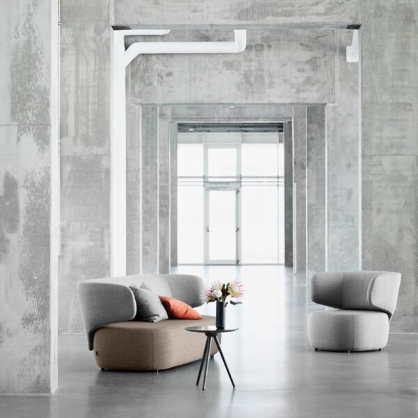 Canape design organique bicolore Basel — coin detente bicolore Canape design organique bicolore Basel — coin detente bicolore