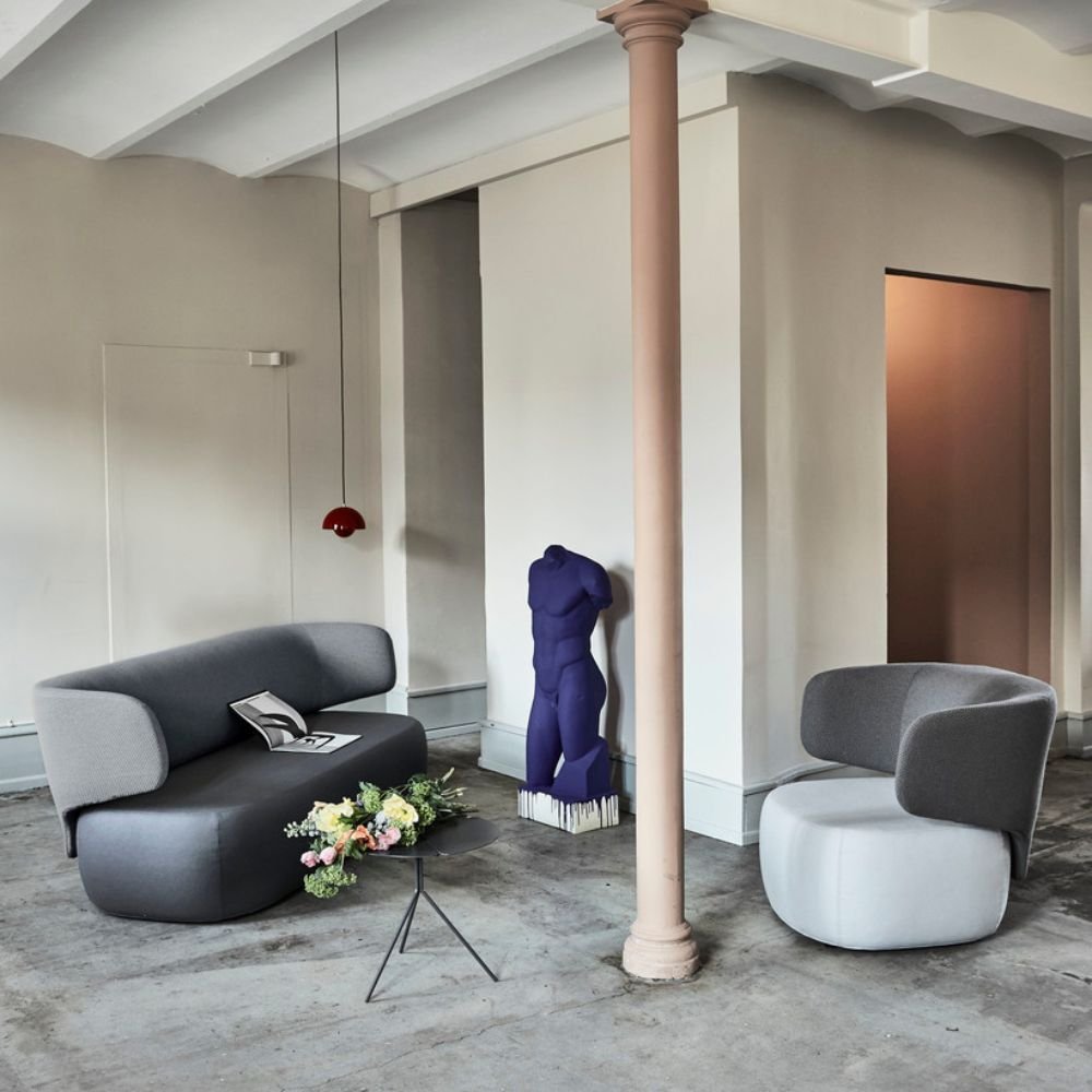 Canape design organique bicolore Basel — finition bicolore Canape design organique bicolore Basel — finition bicolore