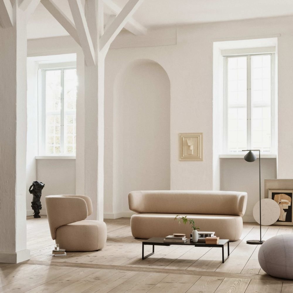 Canape design organique bicolore Basel — lounge d entreprise Canape design organique bicolore Basel — lounge d entreprise