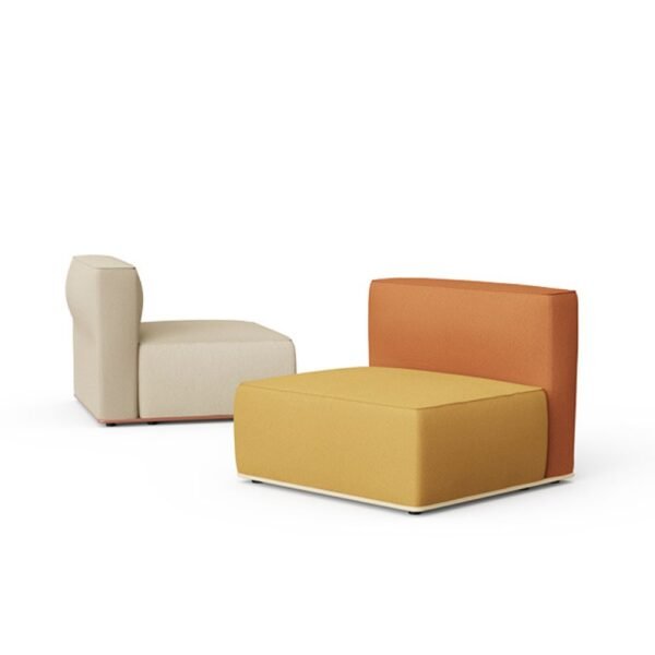 Canape modulable coworking Veleta — conception et fabrication