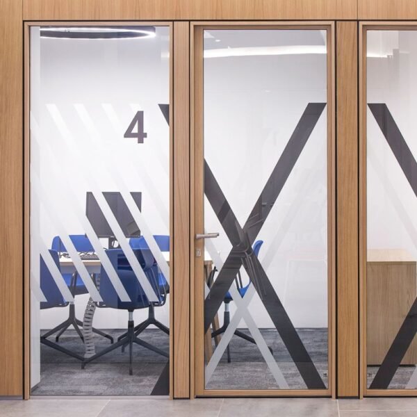 Cloisons bois amovibles Wood — bureau lumineux
