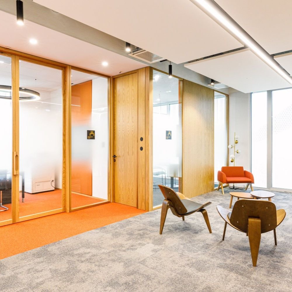 Cloisons bois amovibles Wood — espace d accueil