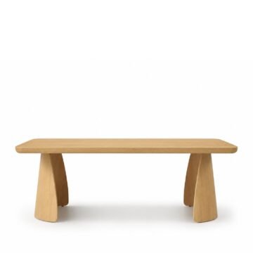Dolmen — Bureau organique de direction en bois _ IDEA&KO