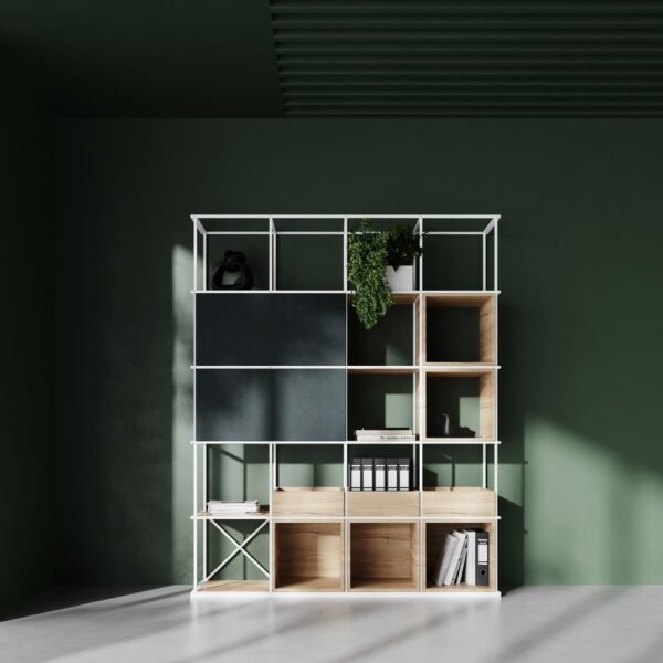 Etageres modulaires autoportantes Stack — conception durable