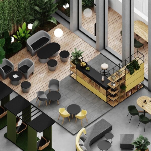 Etageres modulaires autoportantes Stack — finitions et coloris