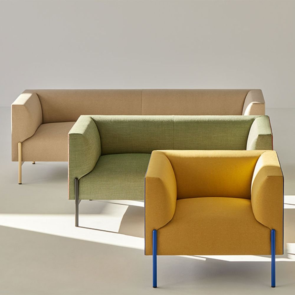 Fauteuil Amivera a structure metallique fine
