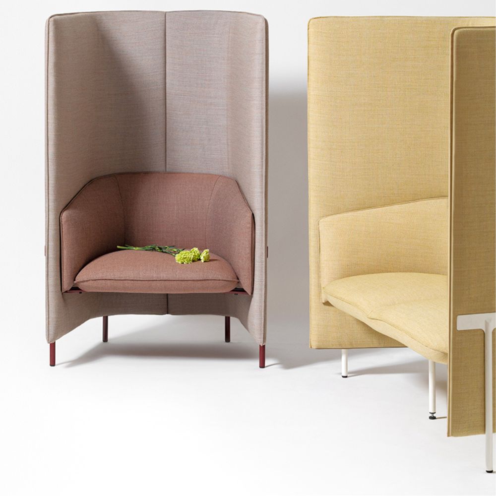 Fauteuil acoustique Marina — ambiance coworking