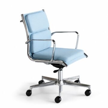 Fauteuil de direction luxe à roulettes Aura